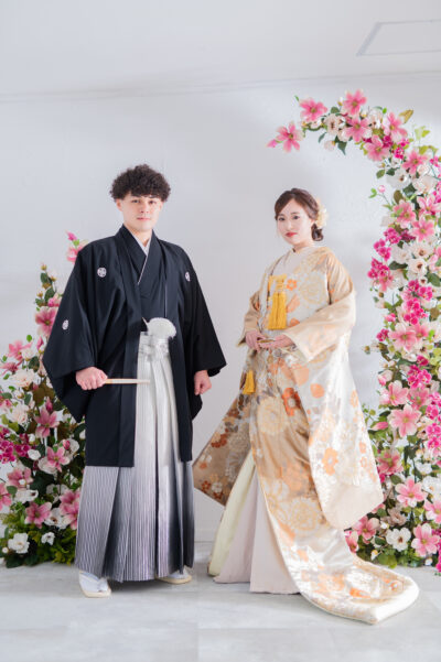 和装　スタジオ 結婚式　前撮り