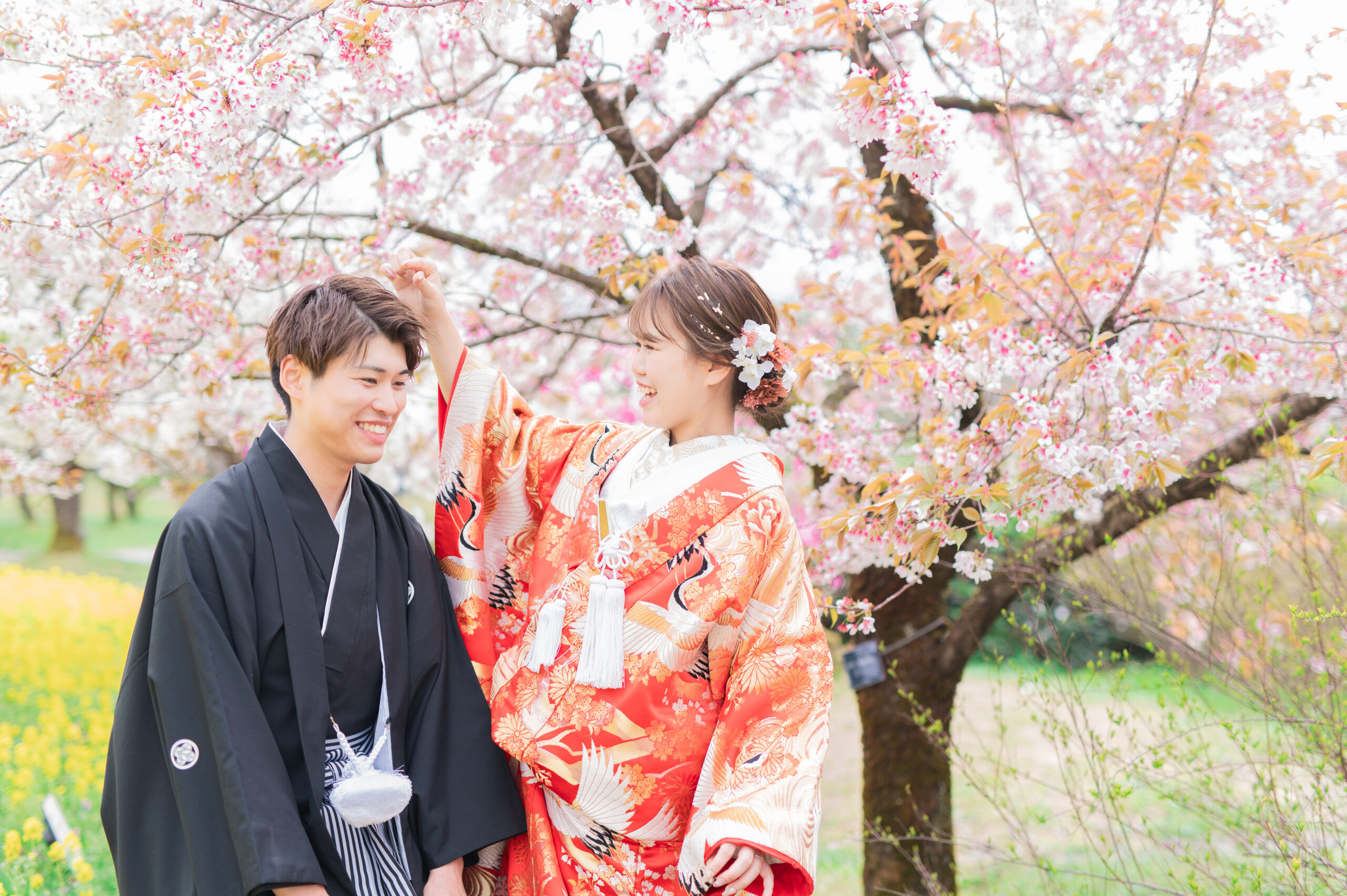 和装ロケーション 色打掛 ウェディング　 結婚式