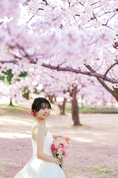 桜ウェディングフォト ロケーション 結婚式