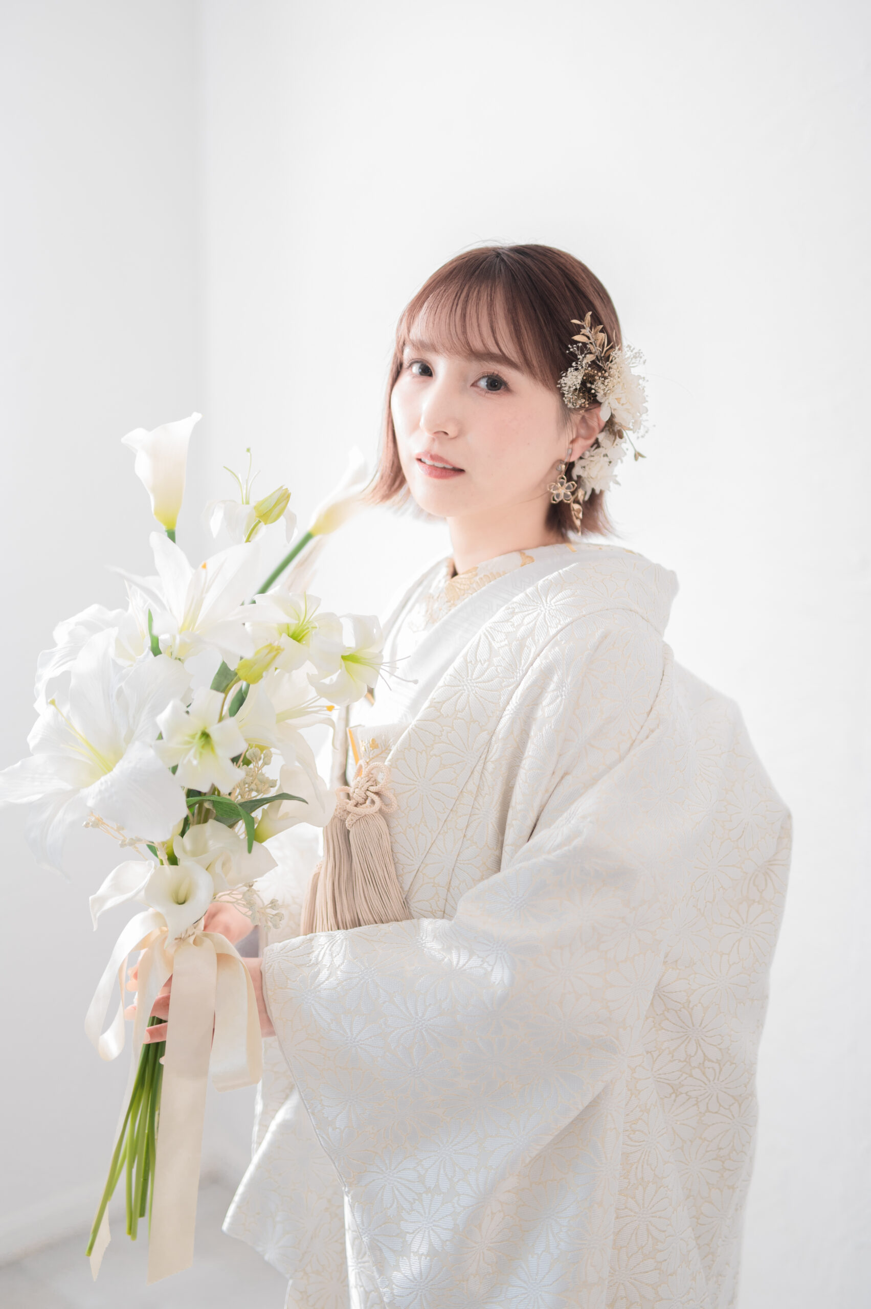 白無垢 和装　スタジオ 結婚式