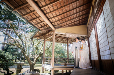 和装ロケーション 結婚式 白無垢