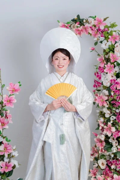 和装　綿帽子 結婚式前撮り