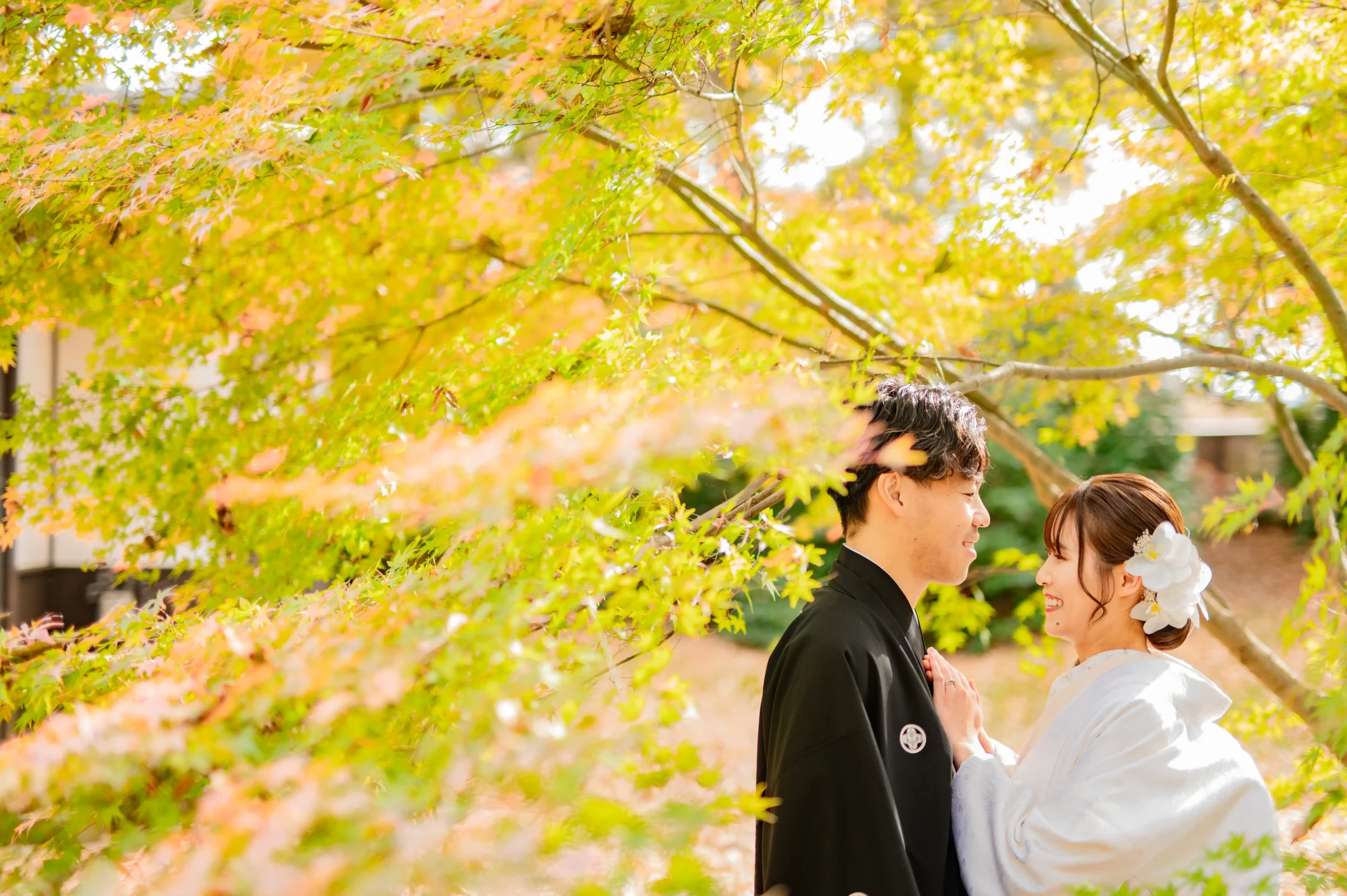 紅葉　ウェディングフォト　結婚式