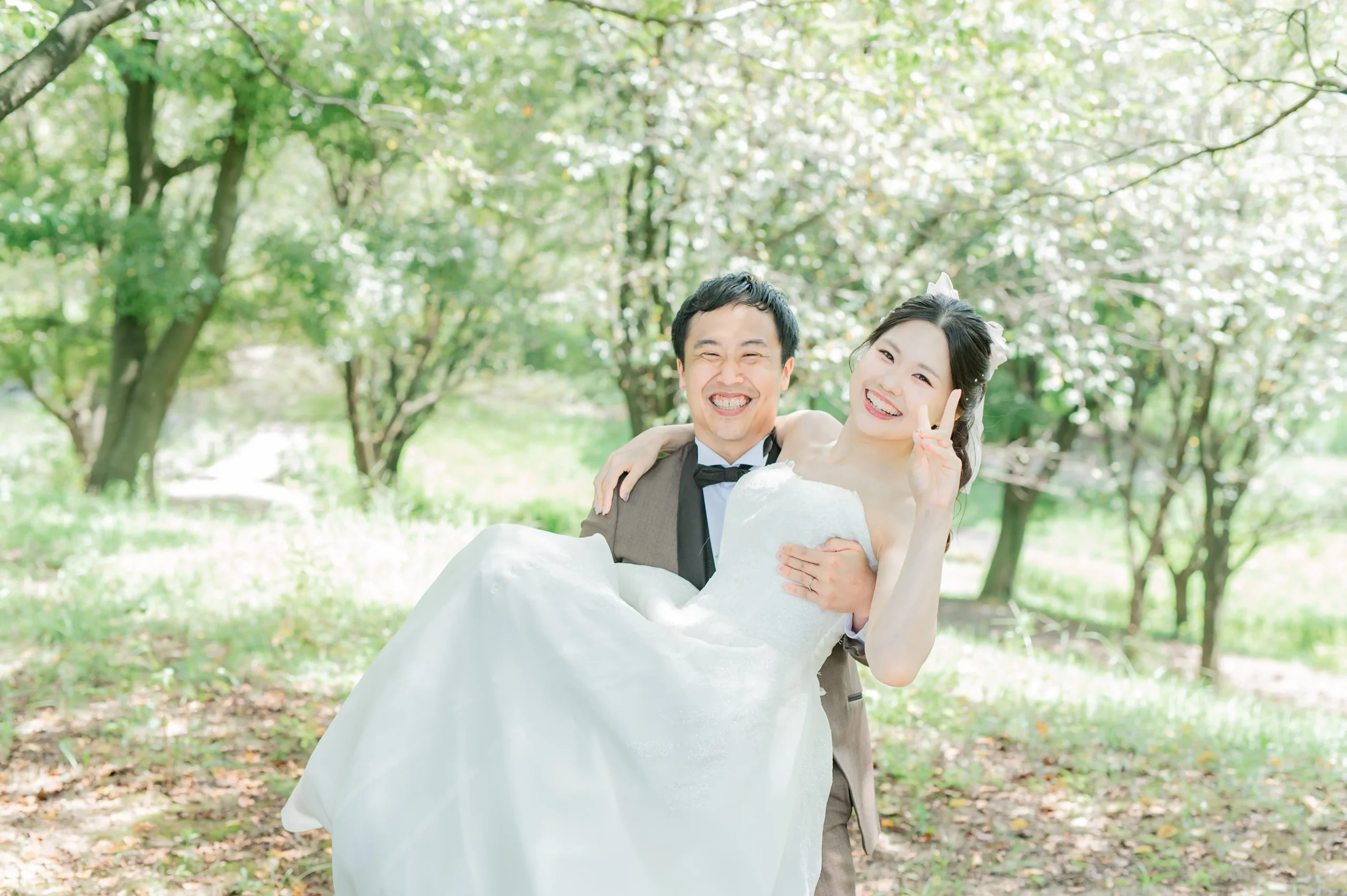 呉羽山公園で撮る前撮りについて｜立山を望む洋装ロケーションフォト｜富山 Oath＆Ours